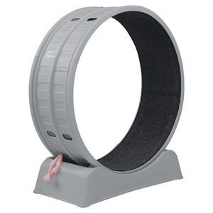 80*34*86CM Gray PP Track Connector Assembly Shape Gray Carpet 15kg Cat Treadmill Including 1 Cat Teaser Stick <b>Exercise</b> <b>Wheels</b> - Product Image 4