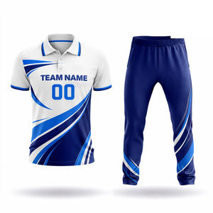 Uniforme de Cricket Personalizable para Hombre, con Logotipo del Equipo, Antibacterial, 100% Poliéster, Conjunto de Invierno, Superventas - Product Image 1