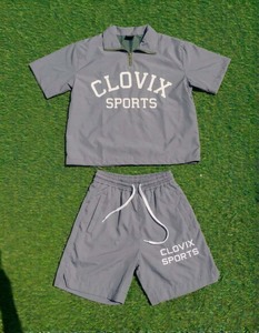 Conjunto de Chaqueta y Pantalones Cortavientos OEM Personalizados, Impermeables, para Correr, Trotar, Gimnasio, Entrenamiento, Ropa Deportiva - Product Image 6