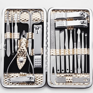 Professional Stainless Steel Manicure and Pedicure Set Hot Sale Clean Layout No Model <b>Nail</b> Grooming Kit for Business - Product Image 1