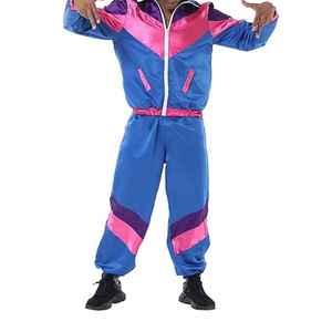 Ensemble survêtement coupe-vent homme en polyester, personnalisé, 2 pièces, veste courte coupe-vent, pantalon cargo zippé en nylon et polyester, style streetwear - Product Image 3