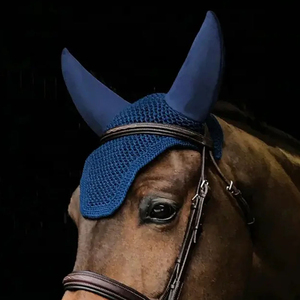 Bonnet d'oreille respirant personnalisé 100 % polyester pour cheval, masque anti-mouches confortable et rafraîchissant pour l'équitation, motif écossais imperméable haute performance - Product Image 5