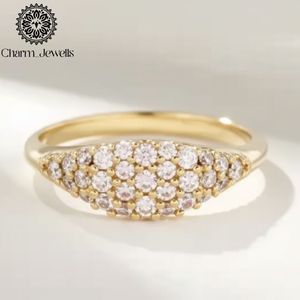 Anillo de Compromiso de Plata con Moissanita para Mujer, Corte en Forma de Gota de Agua, Estilo Clásico, Certificado IGI, para Uso Diario - Product Image 6