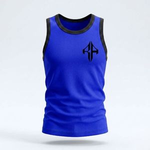 Camiseta sin Mangas para Hombre de Primera Calidad, Diseño Personalizado, Material Estampado Técnico, 100% Algodón, Estilo Casual, por RIVIAN ATLANTIC - Product Image 3