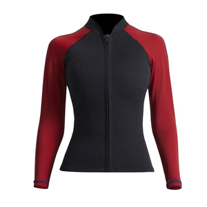 Chaqueta de Neopreno Personalizada para Mujer, Manga Larga, Cierre Frontal, Traje de Baño Térmico para Surf, Buceo y Snorkel - Product Image 3