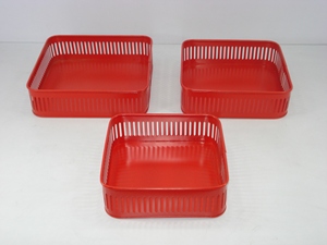 ชุดถาดเคลือบผงเหล็ก 3 ชิ้น - Product Image 1