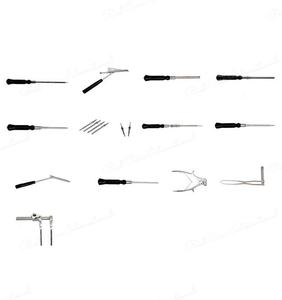 Kit d'instruments pour plaque cervicale antérieure électrique pour la chirurgie orthopédique du système rachidien, fabrication de systèmes de fixation osseuse pour la colonne vertébrale par Dentavex - Product Image 3