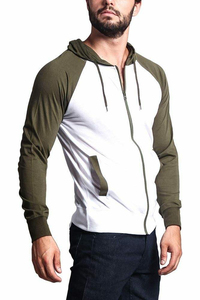เสื้อฮู้ดซิปผ้าฝ้ายฟลีซ GSM สูง เสื้อแจ็คเก็ตมีฮู้ดแบบซิปสั่งทำได้ ผู้ผลิตเสื้อผ้าขายส่ง เสื้อฮู้ดซิป - Product Image 6
