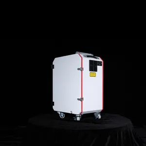 Pulse laser cleaning machine luggage laser cleaner removing rust oil painting for metal parts stones