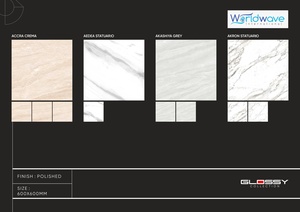 Grey Marble Look Porcelain Tiles Available Sizes 600x600mm 600x1200mm 800x1600mm 1200x1800mm 1200x2400mm - Product Image 3