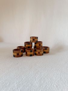 Anillo para Servilletas de Madera Estilo Kraft que Brinda un Toque Ecológico a Hogares Modernos - Product Image 2