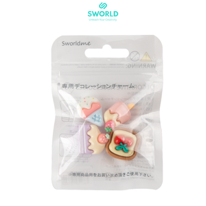 Decoupage Irregular Badge Emblem Factory Wholesale Cute Resin Hole Accessories Block Decoration Crafts - Product Image 1