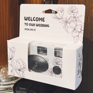 กล้องถ่ายรูปใช้แล้วทิ้ง LOMOPIE ของขวัญแต่งงาน แบตเตอรี่ AA ฟิล์มพลาสติก 35 มม. ใช้ครั้งเดียว โฟกัสคงที่ พร้อมไฟแฟลช รับผลิตแบบ OEM - Product Image 1