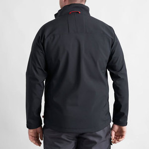 Veste en polaire rouge pour homme, col zippé, respirante, décontractée, pour l'automne, coupe classique, en polyester - Product Image 3