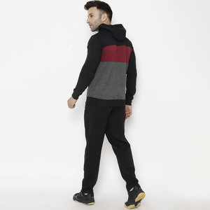 Survêtement de jogging à capuche de haute qualité pour hommes, ensemble de survêtement de jogging pour adultes en gros, survêtement de sport d'entraînement pas cher - Product Image 1