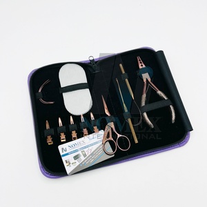 คีม3รูสำหรับการต่อผมสีโรสโกลด์เคลือบพร้อมที่จับแบบระยิบระยับทำจากสเตนเลสสตีลแข็งออกแบบโลโก้ได้ตามต้องการ - Product Image 5