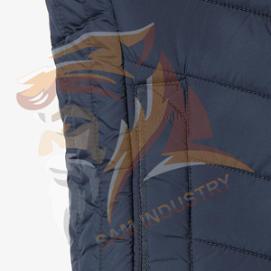 Nouvelle arrivée, veste d'hiver pour homme, coupe-vent, veste matelassée décontractée, coupe-vent, col montant, sans manches - Product Image 5