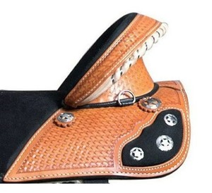 TI101OA070 Silla de Montar Occidental Personalizada de Cuero Genuino Premium sin Arco con Herrajes de Acero Inoxidable para Equitación - Product Image 4