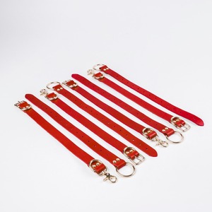 Trendy High Quality Genuine Leather <b>Bed</b> <b>Restraints</b> Bondage Strap Set Adjustable Wrist Ankle Cuffs Customizable Adult Toys OEM - Product Image 6