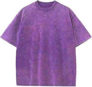 Best Selling Sport Wear Men T-Shirt Crew Neck Casual Wholesale Good Quality Summer Clothes Fitness Men T-Shirt Acid Washed - Product Image 1