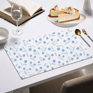 Cotton Dining Table <b>Placemats</b> Durable Washable Table Mats, Heat Resistant Kitchen <b>Placemats</b> for Everyday Use - Product Image 2