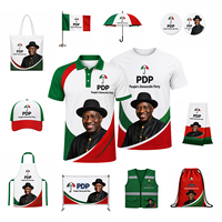 Productos Personalizados para la Campaña Electoral del PDP de Nigeria: Bufandas, Camisetas, Polos, Gorras, Banderas, Bolsas de Mano, Delantales, Fabricante Mayorista