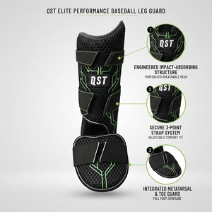 Wholesale Baseball Leg Guard Adjustable Protective Sports Gear Custom Shin and Foot Guard Color baseball leg <b>protector</b> - Product Image 2