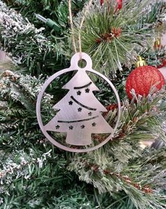 Metal Christmas Hanging Ornament Reusable Iron Tree Decoration For Sustainable Holiday Celebrations - Product Image 5
