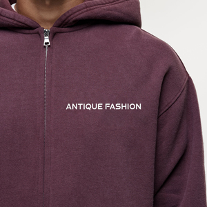 เสื้อฮู้ดดี้โอเวอร์ไซส์ผ้าฝ้าย 100% ล้างสีแบบแอซิดวอช ทรงดรอปโชว์เดอร์ ผ้าเฟรนช์เทอร์รี่ ยูนิเซ็กส์ เนื้อหนา สตรีทแวร์ พิมพ์ลาย DTG คอฮู้ด - Product Image 3