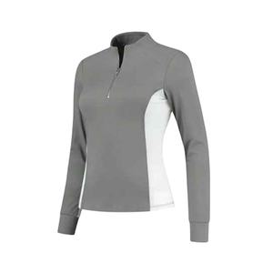 Combinaison d'équitation de luxe pour femmes de haute qualité, chemises de compression à séchage rapide, manches longues, fermeture à boutons, couche de base personnalisée - Product Image 2