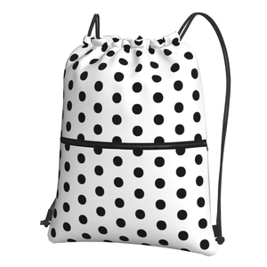 Mermaid Scale Polyester <b>Drawstring</b> <b>Backpack</b> With Sublimation Print Lightweight String Sports Bag For Fitness Travel And School - Product Image 5