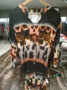 Vestido Maxi de Algodón Elástico con Estampado de Cebra, Sin Mangas, Estilo Bohemio, para Fiestas de Verano, Playa, Resort, con Borlas y Lazos, Estilo Casual - Product Image 2