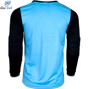 เสื้อผู้รักษาประตูฟุตบอลชายแบบมืออาชีพ บุแผ่นรองหน้าอก พิมพ์ลาย ระบายอากาศ ป้องกันรังสียูวี  รับผลิตตามแบบ OEM - Product Image 3