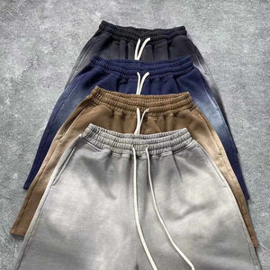 Conjunto de Pantalones Cortos para Hombre, Personalizables con Logotipo, Impresión Serigrafiada, Algodón, Hombros Caídos, Lavado Ácido, Camiseta y Pantalones Cortos de Verano - Product Image 4