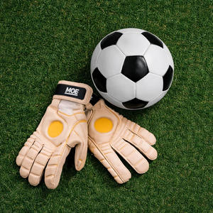 Gants de gardien de but personnalisés avec paume en latex antidérapante, rembourrage absorbant les chocs, fermeture de poignet réglable – Fournisseur - Product Image 3