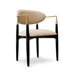 Fauteuil ottoman neuf avec dossier et pieds dorés et noirs pour salon, couloir, utilisation décorative. - Product Image 1