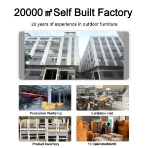 Ngoài Trời Không Thấm Nước Tếch Sofa Patio Set Kết Hợp Giải Trí Biệt Thự Không Thấm Nước Phòng Chờ Bộ Sofa Set Ngoài Trời Bộ Đồ Nội Thất Sân Vườn - Product Image 4