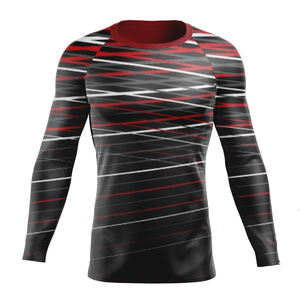 High Quality Stretchable Long Sleeve MMA <b>Rashguard</b> Unisex Fight wear Compression Shirt - Product Image 3