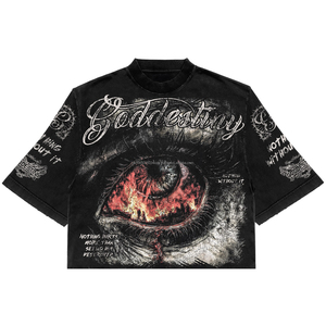 Camiseta de Hombre de 280 Gramos, Talla Grande, 100% Algodón, Personalizada, Estilo Urbano, Vintage, Lavado Ácido, Diseño Gráfico, Impresión DTG - Product Image 2