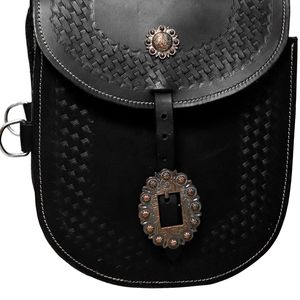 Bolsa de Cuero para Sillín de Caballo, Estilo Western, Uso Ecuestre, 100% Cuero de Búfalo, Hecha a Mano, Tallada a Mano, Color y Logotipo Personalizados, SS EquiElite - Product Image 4