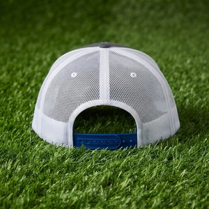 Gorra Trucker Azul Carbón para Hombre, Malla Blanca en la Parte Trasera, Cierre a Presión, Gorra de Béisbol con Logotipo Bordado Personalizado, Ajustable - Product Image 6