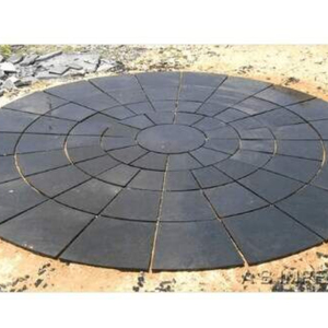 Piedras de Pavimento Circulares de Caliza Negra Natural Kadappa para Jardines, Patios, Paisajismo y Proyectos al Aire Libre - Product Image 1