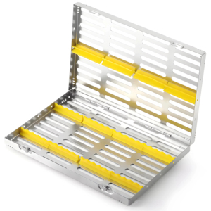 Plateau de Stérilisation Manuel Ergonomique en Acier Inoxydable de Haute Qualité pour Autoclave, 20 Pièces, Équipement de Chirurgie Dentaire, Certifié CE - Product Image 5