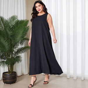 Cárdigan Abierto de Manga Corta para Mujer, Talla Grande, Estilo Árabe, Cárdigan Abierto de Manga Larga, Elegante, a la Moda, Talla Grande, Tela de Poliéster - Product Image 5