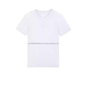 Camiseta de Manga Corta Informal con Logotipo Personalizado OEM para Hombre y Mujer, Algodón de Fibra Larga, Antiincrustante, Primavera, Camiseta de Algodón Puro - Product Image 2