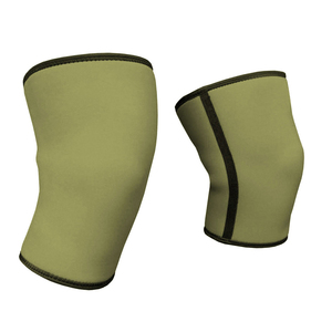 Genouillères respirantes en tricot pour la musculation, conçues pour la pratique du levage de poids, offrant une maintien stable du genou pendant les séances d'entraînement. - Product Image 1