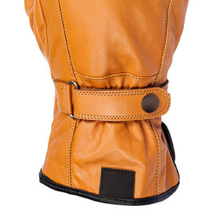 Gants de moto en cuir d'hiver à prix d'usine en gros, antidérapants, à doigts complets, compatibles écran tactile, avec logo personnalisé, respirants - Product Image 4