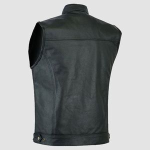 เสื้อกั๊กหนังสำหรับขี่มอเตอร์ไซค์ - Product Image 2
