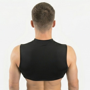 <b>Men</b> Sportswear <b>Compression</b> Tank Top Cropped Gym Bodybuilding Support Crop <b>Vest</b> <b>Men's</b> Running Wear Crew Neck <b>Compression</b> Tank Top - Product Image 6