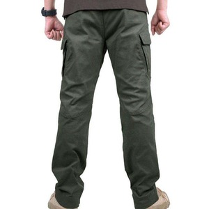 Pantalon cargo pour homme, style décontracté, haute qualité, 100% respirant, coupe slim, coupe droite, poches latérales, en solde - Product Image 2